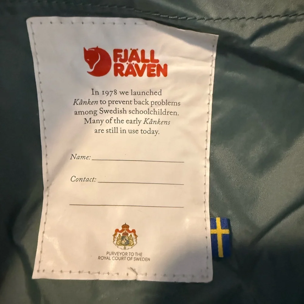 Fjallraven Kånken Olive Green Backpack - Picture 8 of 10